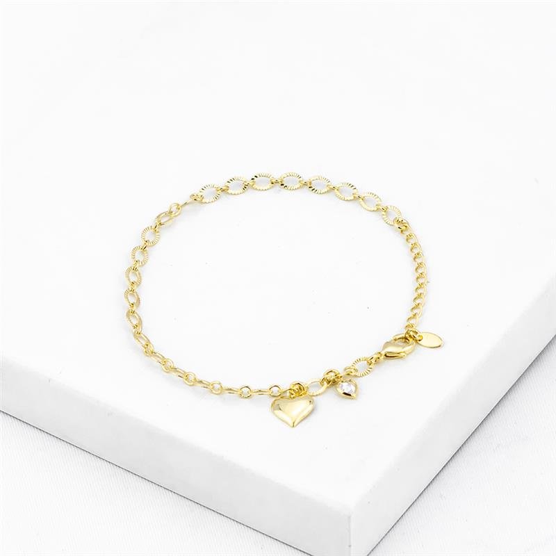 PULSEIRA FOLHEADA CORACAO
