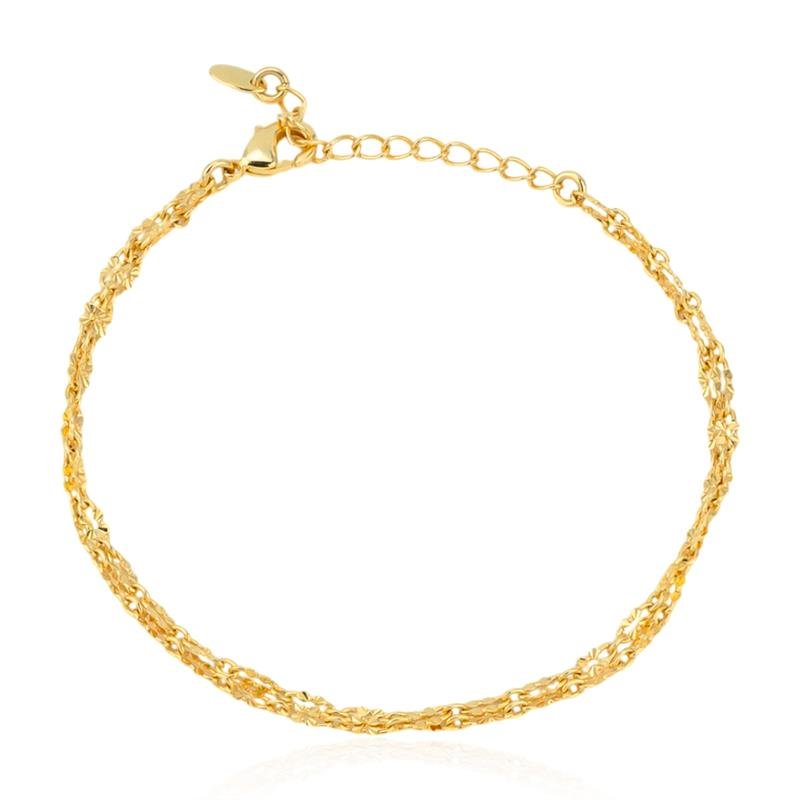 PULSEIRA FOLHEADA DUPLA 