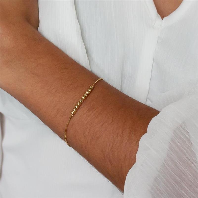 PULSEIRA FOLHEADA MINI ESFERAS - COLOSSAL 