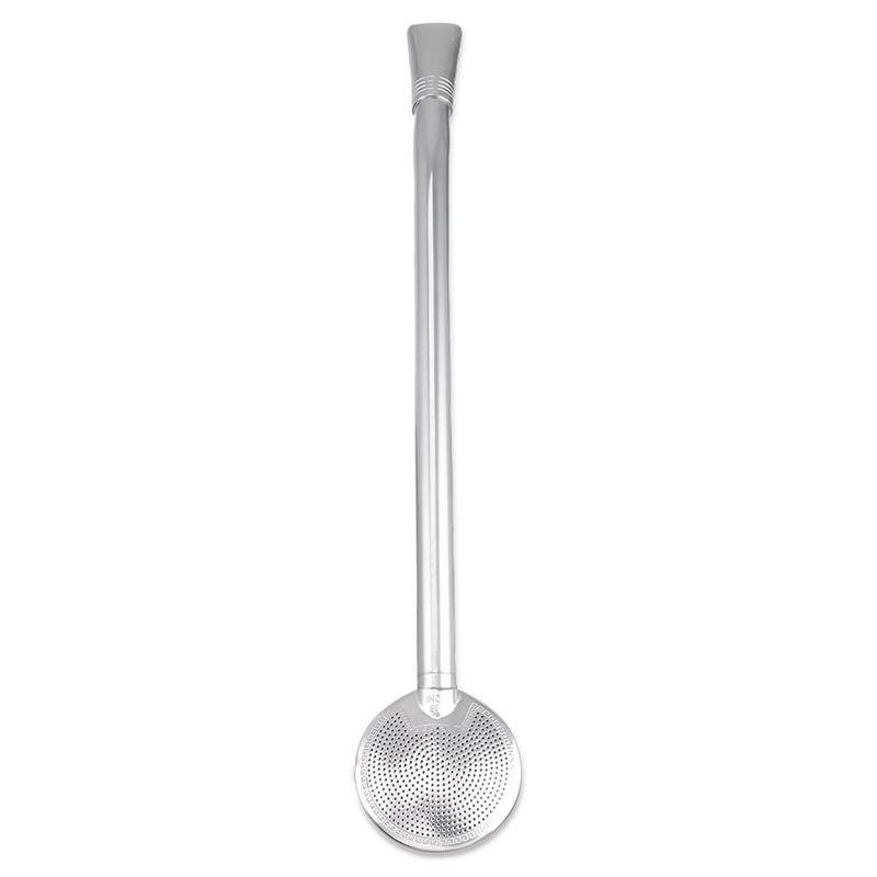 BOMBA DE CHIMARRÃO COM BOJO REMOVÍVEL, COM BIQUEIRA, – 980 FUROS | BRINDE: ESCOVA DE LIMPEZA