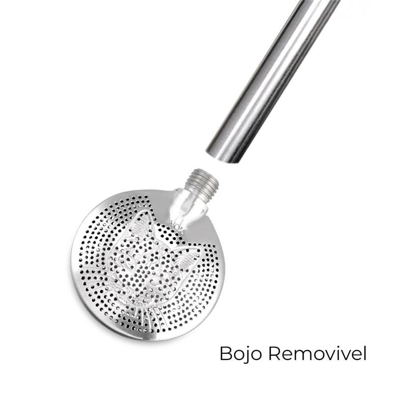 BOMBA COM BOJO REMOVÍVEL GATO COM BIQUEIRA - 899 FUROS