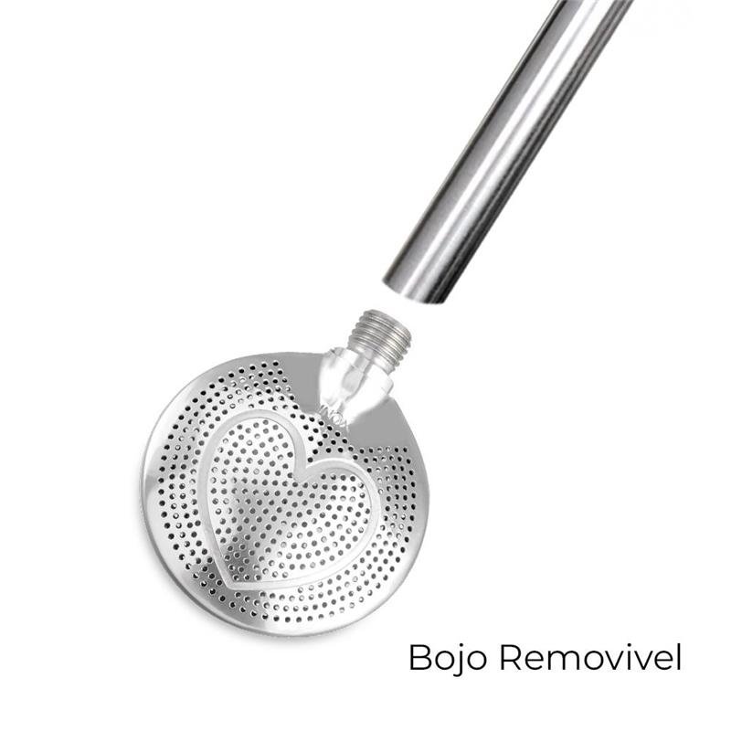 BOMBA COM BIQUEIRA BOJO REMOVIVEL CORAÇÃO -919 FUROS